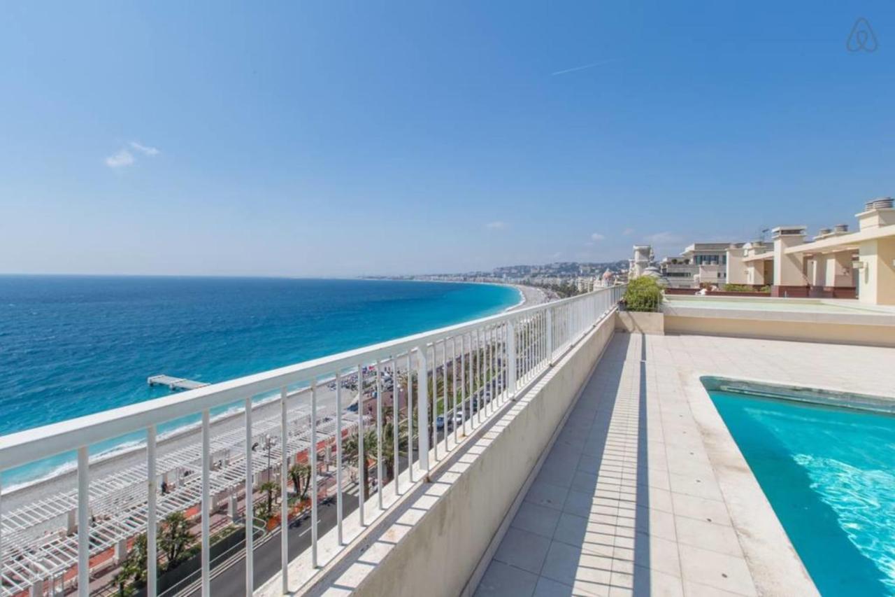 Royal Promenade Pool Terrace With Sea View Appartement Nice Buitenkant foto