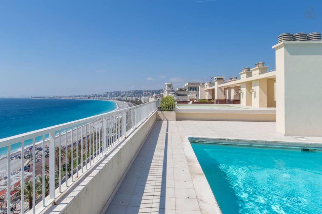 Royal Promenade Pool Terrace With Sea View Appartement Nice Buitenkant foto